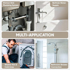 Upgrade 3/4 Inch IPS Isolator Tankless Water Heater Service Valve Kit, Isolation Valve with Pressure Relief Valve, Lead-Free Brass, Compatible with Rheem/Rinnai/EcoSmart/Navien/Noritz/Takagi/Bosch