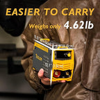 TOOLIOM 135A 110V Mini Stick Welder MMA ARC Welder Machine DC Inverter Welder with Hot Start, Arc Force and Anti-Stick Portable Welding Machine