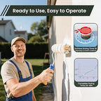 Waterproof Sealant, ORIENTAL YUHONG 1 Gallon Acrylic Coating Sealant, UV Defense, Elastomeric Roof Coating Sealer for Roof Leaks Repair, Concrete, Wall Repair Indoor and Outdoor (White)