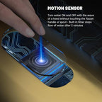 APPASO Brushed Gold Kitchen Faucet Touchless, Touchless Kitchen Faucet with Pull Down Sprayer and Soap Dispenser Gold, Single-Handle Spring Faucet for Kitchen Sink Stainless Steel, Brushed Gold