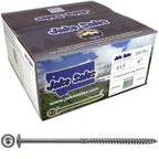 Jake Sales #15 x 6 Construction Lag Screw Stainless Steel T-30 Torx/Star Drive Heavy Duty Lag Screw Far Superior to Common Lag Screws (Full Box 300 Screw Count) Modified Truss Washer Head