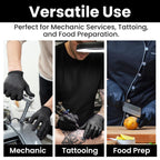 SAFEWAY USA Vinyl Disposable Gloves — Non-Latex and Powder Free, Heavy-Duty Protective and Multi-Purpose Gloves for Cleaning, Food Prep, Tattooing, Lab Works, Mechanics and More — (3000 pcs, Large)