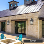 Darkaway Outdoor Porch Lights Wall Mount, Outdoor Light Fixtures Sconces Wall Lighting with Seeded Glass Waterproof Exterior Lights for Patio Yard House Hallway Doorway Garage(2 Pack, Black)