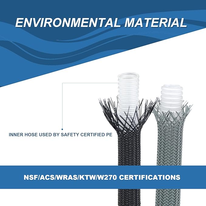 Grandiance Replacement Hose Kit for Moen Pull Down Kitchen Faucet, Compatible with Moen Kitchen Sink Faucet Replacement Part 150259/187108, 68" Quick Connect Hose