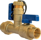 3/4 inch Sweat Tankless Water Heater Isolation Valve Kit with Pressure Relief Valve, FNPT x Sweat, 3/4'' Service Valve Kit for Rheem, Rinnai, Ecosmart Navien Noritz Takagi Bosch