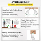 VEVOR 50 PCS Oscillating Saw Blades, Universal Quick Release Oscillating Saw Blades, Multitool Tool Blades for Wood Plastic Metal Nails, Compatible with Milwaukee Dewalt Dremel Fein Worx Bosch Makita