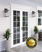 VIANIS Large Dusk to Dawn Porch Lights Outdoor, Oil Rubbed Bronze Exterior Light Fixture Wall Mount, Modern Outdoor Wall Sconce Lantern for Front Door, Outside Garage Lights for House Coach Patio