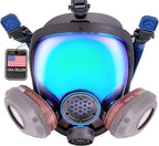 Parcil Distribution Gas Mask Survival Nuclear and Chemical Full Face Respirator - Organic Vapor & Particulate - CE Tested