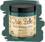 Dixie Belle Paint Company Chalk Finish Furniture Paint - Palmetto (8oz) - Matte Rich Green Chic Chalk Mineral DIY Furniture Paint