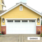 Darkaway Large Outdoor Wall Lights for House, 18inch Exterior Lighting Fixtures Wall Mount Outdoor Porch Lights Waterproof Black Outside Sconce Lights with Water Ripple Glass for Patio Hallway Garage