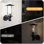 44W LED Corn Light Bulb(6 Pack),Fanless,(390 Watt Equivalent) E26/E39 Medium/Large Mogul Base LED Cob Lamp 5000K Daylight 5,900LM for Outdoor Indoor Garage Warehouse Factory Workshop Street Backyard