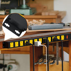 Metal 12 Outlet Mountable Power Strip, Surge Protector Heavy Duty Cord Wide Spaced and Wall Mount Metal Powerstrip for Outdoor, Desk, Garage, Industrial, Shop and Indoor (6ft)