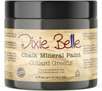 Dixie Belle Paint Company Chalk Finish Furniture Paint - Collard Greens (16oz) - Matte Deep Green Chic Chalk Mineral DIY Furniture Paint