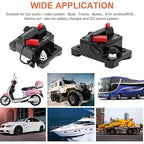 ERAYCO 40 Amp Circuit Breaker with Manual Reset Waterproof Inline Fuse Inverter for Marine Trolling Motors Boat ATV Manual Power 12V-42VDC (40A)