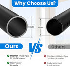 Adjustable（Short）Window Security Bars for Inside Windows, Window Safety Bars for Sliding/Vertical Windows, Window Guards for Home Security, Anti Theft Jammer Bars for（Small）Window -Black 1 Pcs