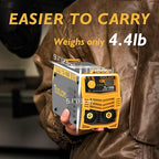 TOOLIOM 135A 110V Mini Stick Welder MMA ARC Welder Machine DC Inverter Welder with Digital Display Portable Welding Machine