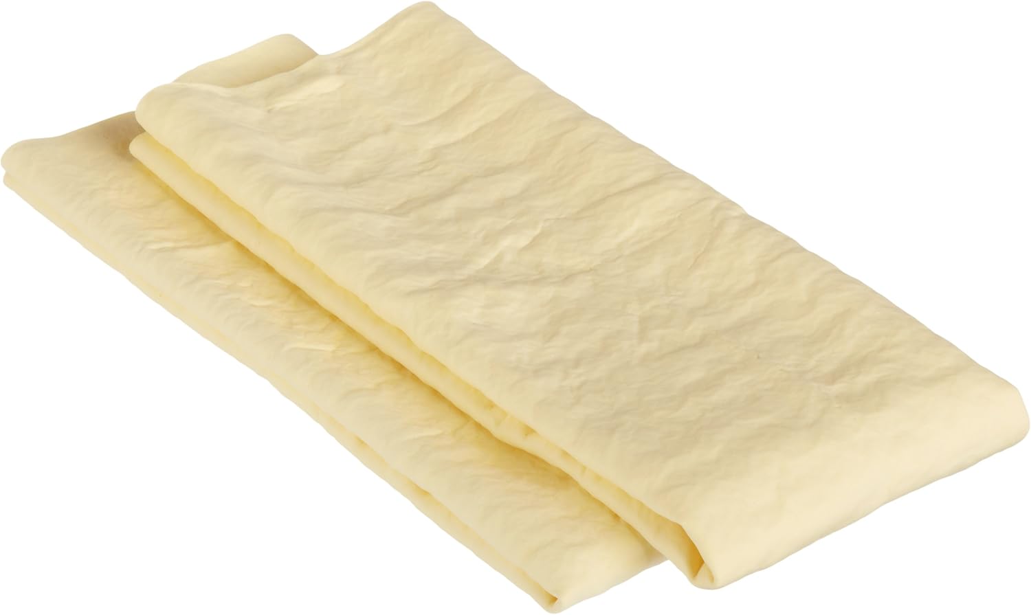 Amazon Basics Drying Synthetic Chamois Cleaning Cloth, 26" x 17", 2 Pack, Yellow