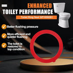 Flush Valve Seal for Kohler, 2-Pack GP1059291 Silicone Replacement for Toilet - Upgraded Leak-Proof Gasket Seal Kit Compatible with Kohler Canister, K-GP1059291