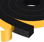 Closed Cell Window Insulation Weather Stripping, Insulation Tape for Door, Soundproof Door Weather Stripping, Adhesive Foam Gasket Tape, Anti-Bug, Weatherproof (1 in x 1 in x 13Ft)
