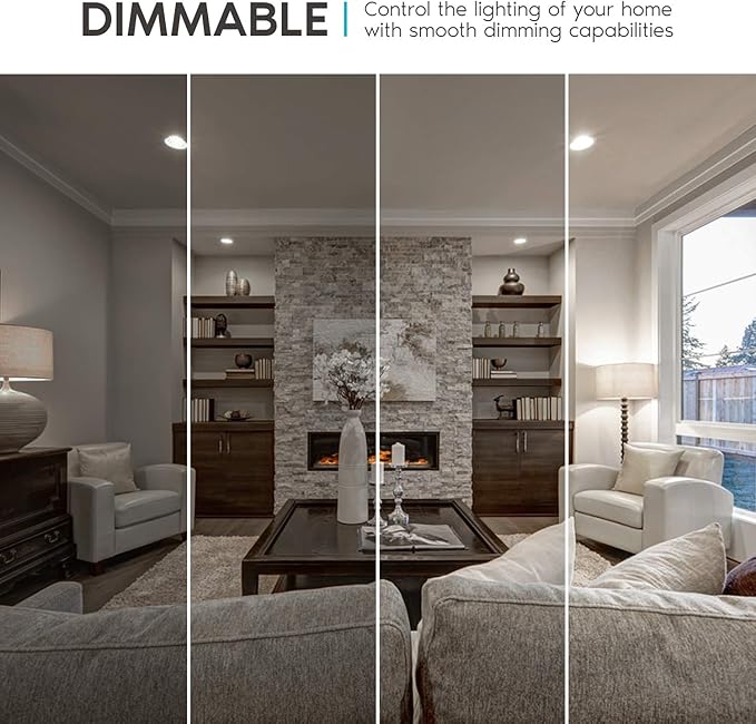 LUXRITE A19 LED Bulb 60W Equivalent, 4000K Cool White, 800 Lumens, Dimmable Standard LED Light Bulbs 9W, Enclosed Fixture Rated, Energy Star, E26 Medium Base - Indoor and Outdoor (16-Pack)