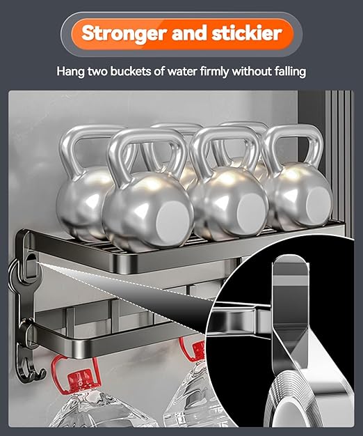 Strong Heavy Duty Double Sided Tape, 1.2" x 20FT Extra Large Clear & Tough Removable Nano Tape for Wall Hanging Strip Poster Deco Rug