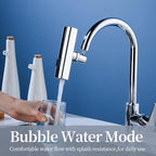 Kitchen 360° Faucet Extender with 55/64''(22mm) Female Thread, Swivel Sink Water Faucet Aerator with 3Modes, Faucet Sprayer Attachment for Kitchen, Faucet Replacement Part FM22