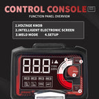 110V 135A Stick Welder Lift Tig Welder Digital Welding Machine with Overheat Protection,Electrode, Digital Screen, Quick Connector with Hot Start - MINI MMA Arc Welder With Gloves,20pcs Rods