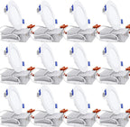 TORCHSTAR 12-Pack 4 Inch Ultra-Thin LED Recessed Lighting with J-Box, 3000K Warm White, 10W Dimmable 700lm Brightness LED Downlight, ETL & Energy Star Listed