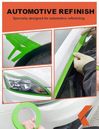 Painters Tape for Car - Green No Residue Automotive Masking Tape - Heat Resistant for Paint Booth, 0.7 Inches x 60 Yards, 6 Rolls
