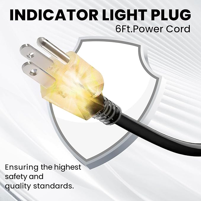 45 Ft Pipe Heat Cable for Water Pipe Freeze Protection, Self-Regulating Heat Tape for Metal and Plastic Pipes, Anti-Freeze Pipe Heating Trace System 6W/Ft 120V