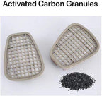 6001 Filter Cartridges for Respirator, Dust-Proof, Organic Vapor, Pollen and Chemical Cartridges, Compatible with 6200, 6800, 7502, FF402 Respirator 20PCS(10Pack) Brown