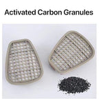 6001 Activated Carbon Filter Cartridges Replacement for Gas Respirator, Filter Cartridges Suitable for 6100/6200/7501/7502/6502/6800 30PCS(15Pack)
