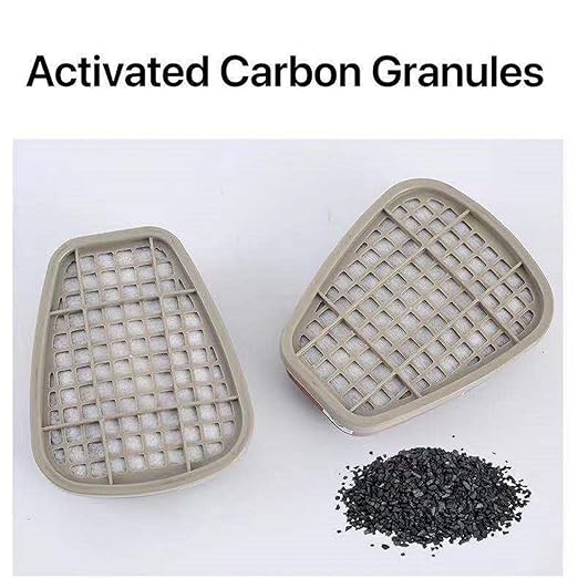 6001 Activated Carbon Filter Cartridges Replacement for Gas Respirator, Filter Cartridges Suitable for 6100/6200/7501/7502/6502/6800 30PCS(15Pack)