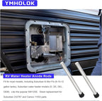 4PC RV Water Heater Anode Rods (9.25" x 3/4" NPT) Magnesium Anode Rod Fit for most of RV Water Heater,for Suburban Models, Suburban & Mor-Flo RV Water Heater parts