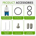 RP19804 Shower Cartridge for Delta Monitor 1300/1400 Series Shower Faucet Single Handle, Replacement Monitor Pressure Balance Single Function Cartridge, Easy Installation