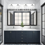 Aipsun Bathroom Vanity Lighting Fixtures Crystal Vanity Lights for Bathroom 2 Lights Stainless Steel Wall Lighting Fixtures(Exclude Bulb)