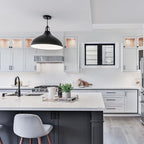 30 Pack Matte Black Cabinet Pulls 3 3/4 Inch Hole Centers Stainless Steel Square Drawer Pulls Black Cupboard Handles Modern Kitchen Cabinet Hardware