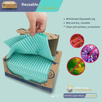 Heavy Duty Wipes Dish Cloths 50Pieces Reusable Wipes Multi-use Cleaning Cloths Towels