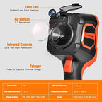 BTMETER Thermal Imaging Camera Gun, Infrared Temperature Imager 300,000 Pixels with 220 x 160 IR Resolution 6G Image Storage Measure Temp -4°F~626°F