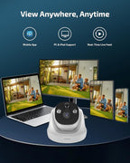 《130° Wide Angle & 4K Ultra HD》Wired Security Camera System Outdoor, POE IP Cameras with 8CH NVR Systems, Video Surveillance DVR Kits with PIR Motion Detection