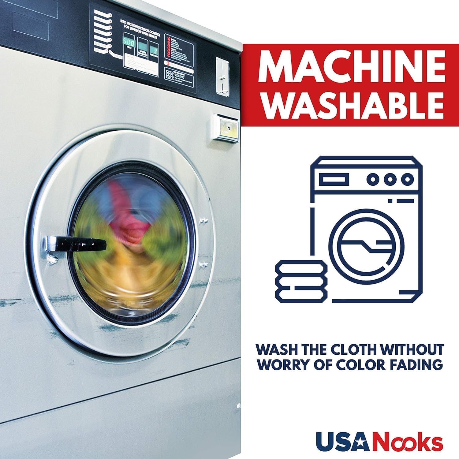 USANOOKS Microfiber Cleaning Cloth - 12Pcs(12.5x12.5 in) High Performance - 1200 Washes, Ultra Absorbent Weave Trap Grime & Liquid for Streak-Free Mirror Shine, Scratch Proof & Lint Free Cloth Brown