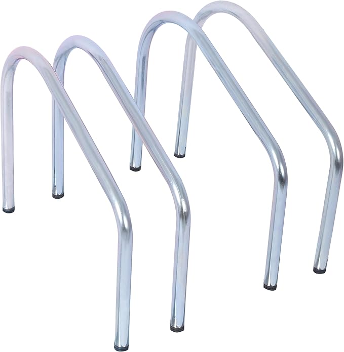 Bike Floor Stand for Indoor Garage Outdoor Parking 22”-28" Wheel Tire Width up to 2.15" Bikes Storage Rack with Mounting Holes for Floor or Wall Mount for 2 Bicycles