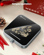 Maestri House Mug Warmer, Electric Coffee Cup Warmer for Desk with 3-Temp Settings,Auto Shut Off, Constant Temperature Heating for Beverage, Milk, Tea and Hot Chocolate at Home & Office (Space Gray)