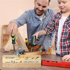 Christmas Gifts for Dad from Daughter Son, Best Bonus Dad Stepdad Gifts Ideas, Funny Birthday Fathers Day Valentines Gift for Father Daddy Wooden Spirit Level A3