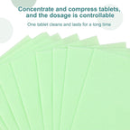 Floor Cleaning Tablets Sheets, Method Hardwood Floor Cleaner and Polish Pack of 300, Concentrate Mild Scent For RV Wall Tiles, Hardwood, Laminate Floor, Green