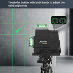 JEPPO Laser Level 360 Self Leveling,3x360° Cross Line Green Laser Level，3D Lazer Level for construction and picture hanging,APP Remote Control,with 5000mAh Rechargeable Battery,Magnetic Rotating Stand