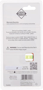 Swanson Tool Co TL041M 6 Inch Savage Magnetic Billet Torpedo Level with Brass Pipe Clamp, 6 Inches and 15 Centimeters Orange