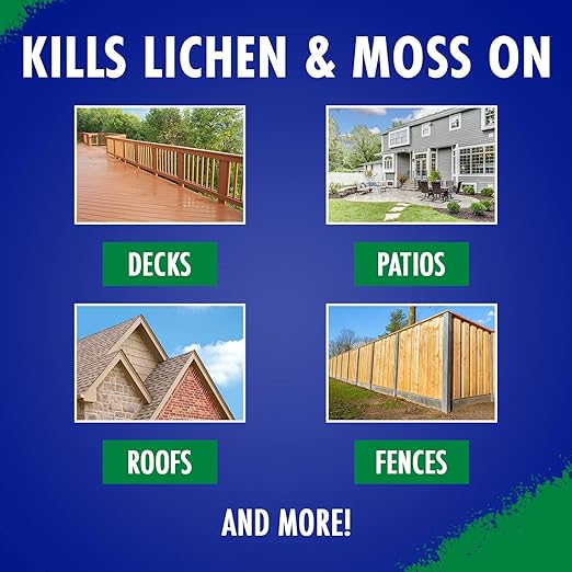 30 SECONDS Outdoor Cleaner Concentrate for Mold, Mildew, Algae and Lichen + Spray & Walk Away Concentrate - No Pressure Washing Required, for Siding, Decks, Vinyl, Roof, Fence, Patio