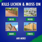 30 SECONDS Outdoor Cleaner Concentrate for Mold, Mildew, Algae and Lichen + Spray & Walk Away Concentrate - No Pressure Washing Required, for Siding, Decks, Vinyl, Roof, Fence, Patio