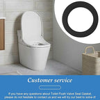 Toilet Flush Valve Gasket Compatible with Kohler Toilet Cistern Parts, Replaces Part Numbers 84995, 1000490 and GP83996, Outside Diameter 3.4 in.
